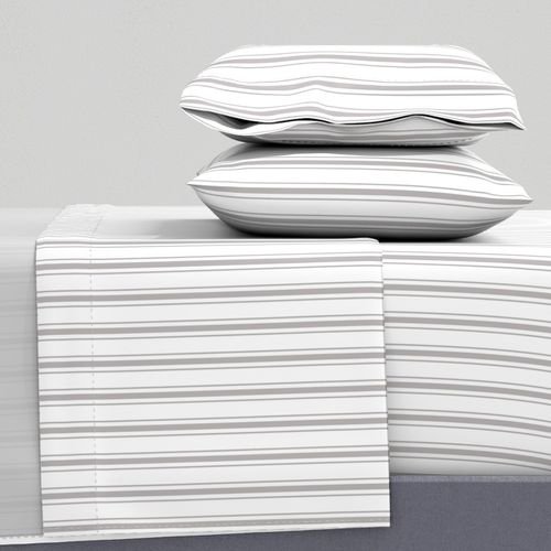 Small Fawn on White French Provincial Mattress Ticking Design Collection Home Decor Collection mattress ticking sheet set design