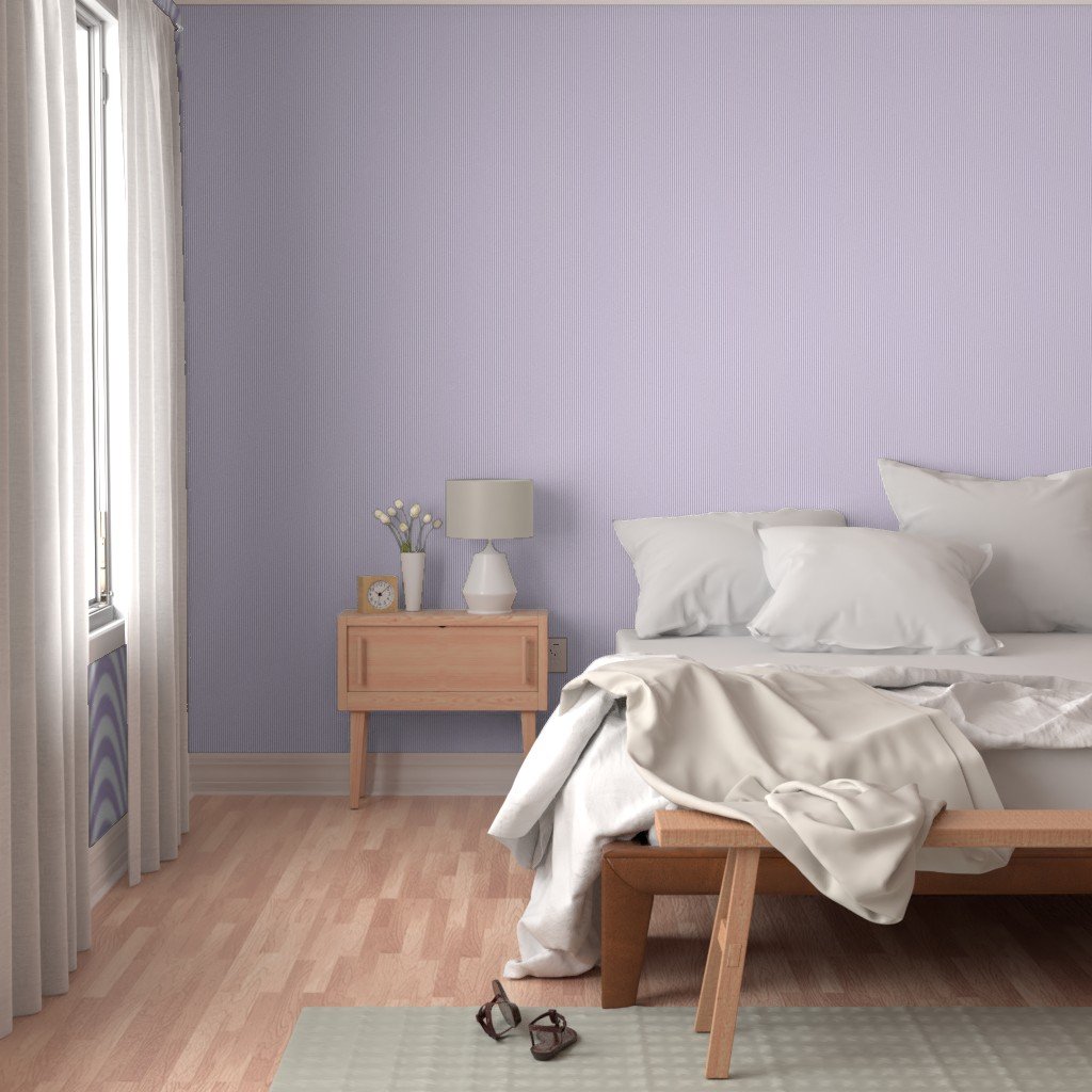 Wisteria Pinstripe in an English Country Garden Wallpaper bridal shower wallpaper
