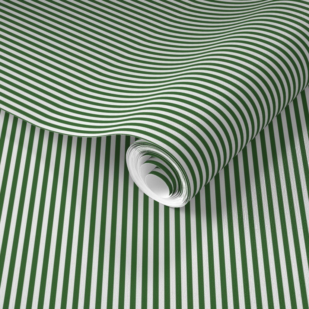 18th Hole Green and White Pinstripe Dad Edit Wallpaper classic wallpaper