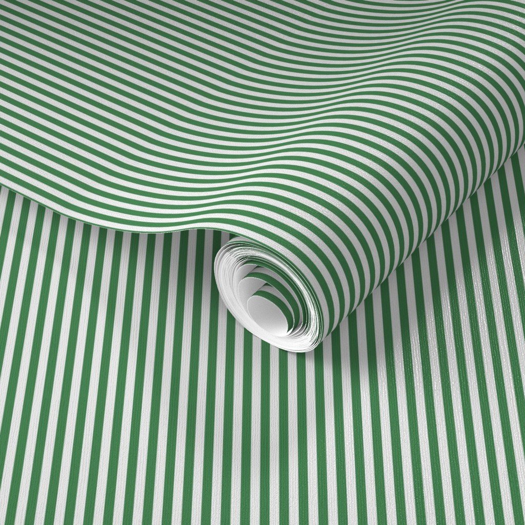 Thermos Cup Green and White Pinstripes Dad Edit Wallpaper muted green wallpaper