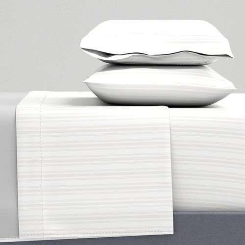 Light Dove Grey Thin Ticking Stripes on White Interior Collection Home Decor Collection calm sheet set design