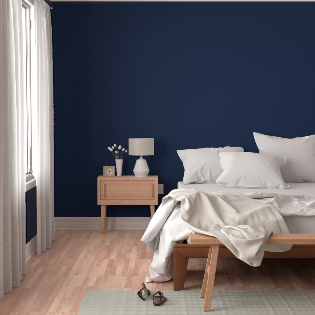 Frosted Midnight Blue Deep Winter Christmas Night Solid Wallpaper christmas wallpaper