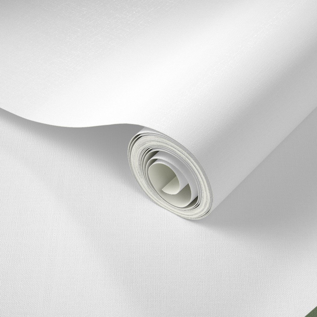 Bold Olive and White Oversized Geometric Triangle Wallpaper architectural wallpaper