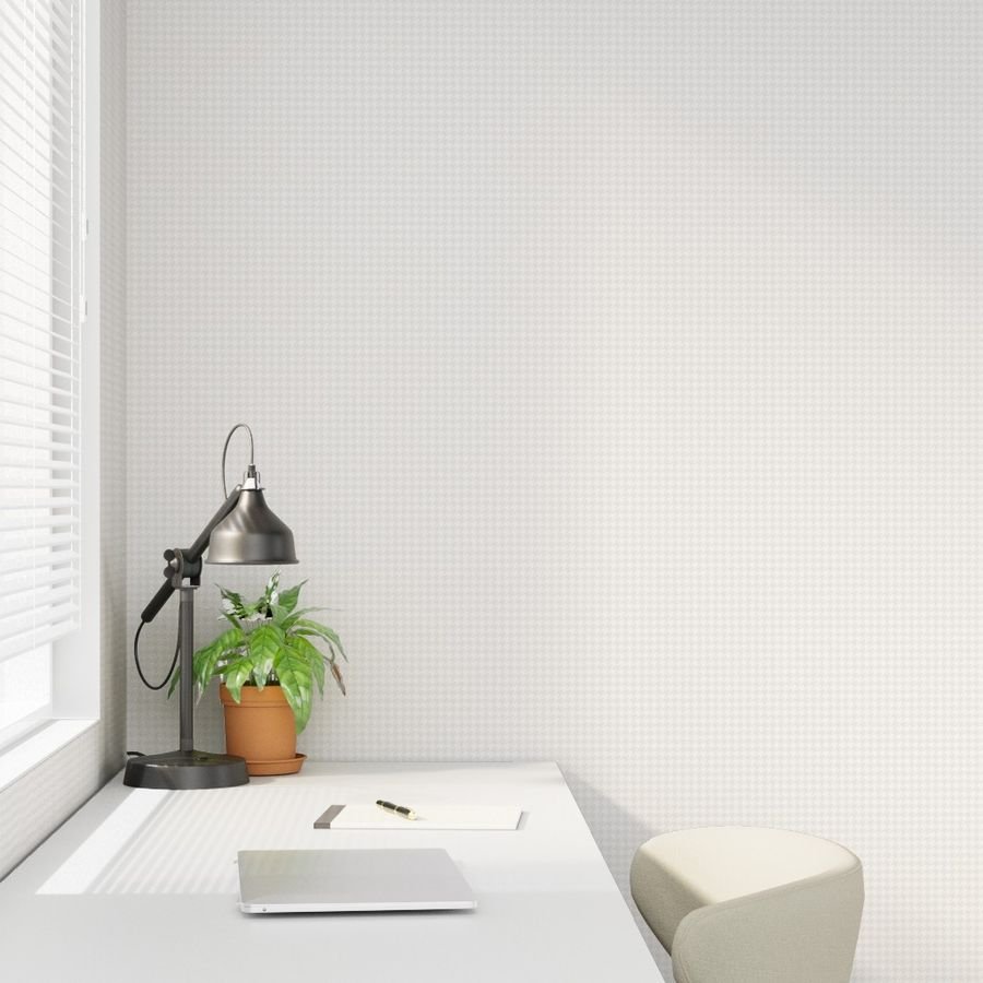 Bone White Houndstooth Check Pattern Wallpaper classic wallpaper