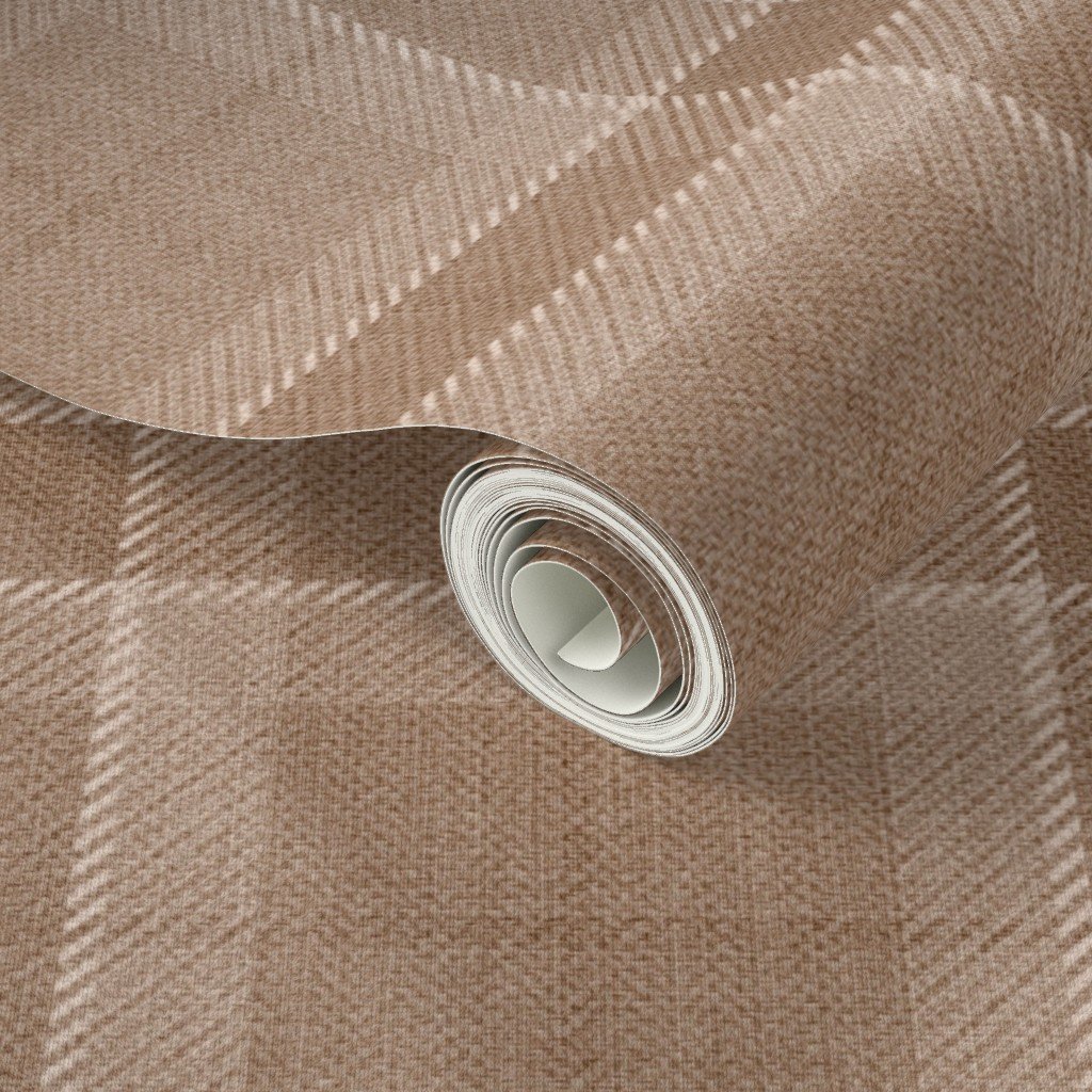 Light Abe t Wool-Texture Tartan Plaid Fabric Wallpaper design wallpaper