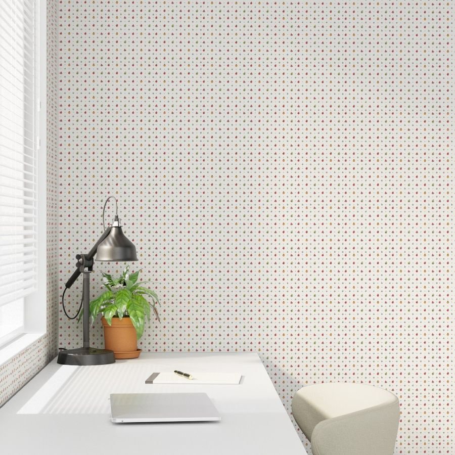Minimal Fruit Doodle Pattern With Apples Oranges Watermelon Avocado W Wallpaper avocado wallpaper