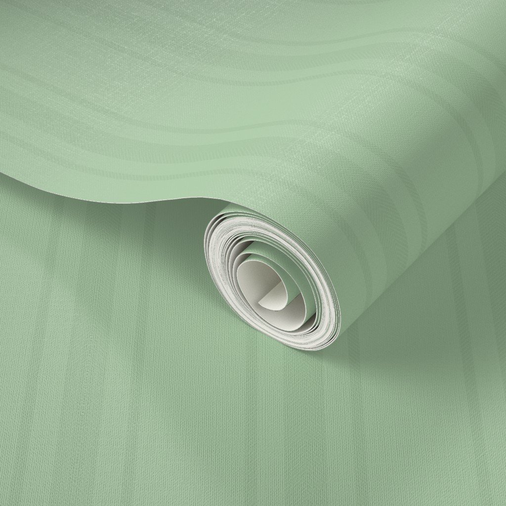 Tonal Fresh Green Tailored Ticking Stripe Cottage Farmhouse Wide Stri Wallpaper fresh green wallpaper
