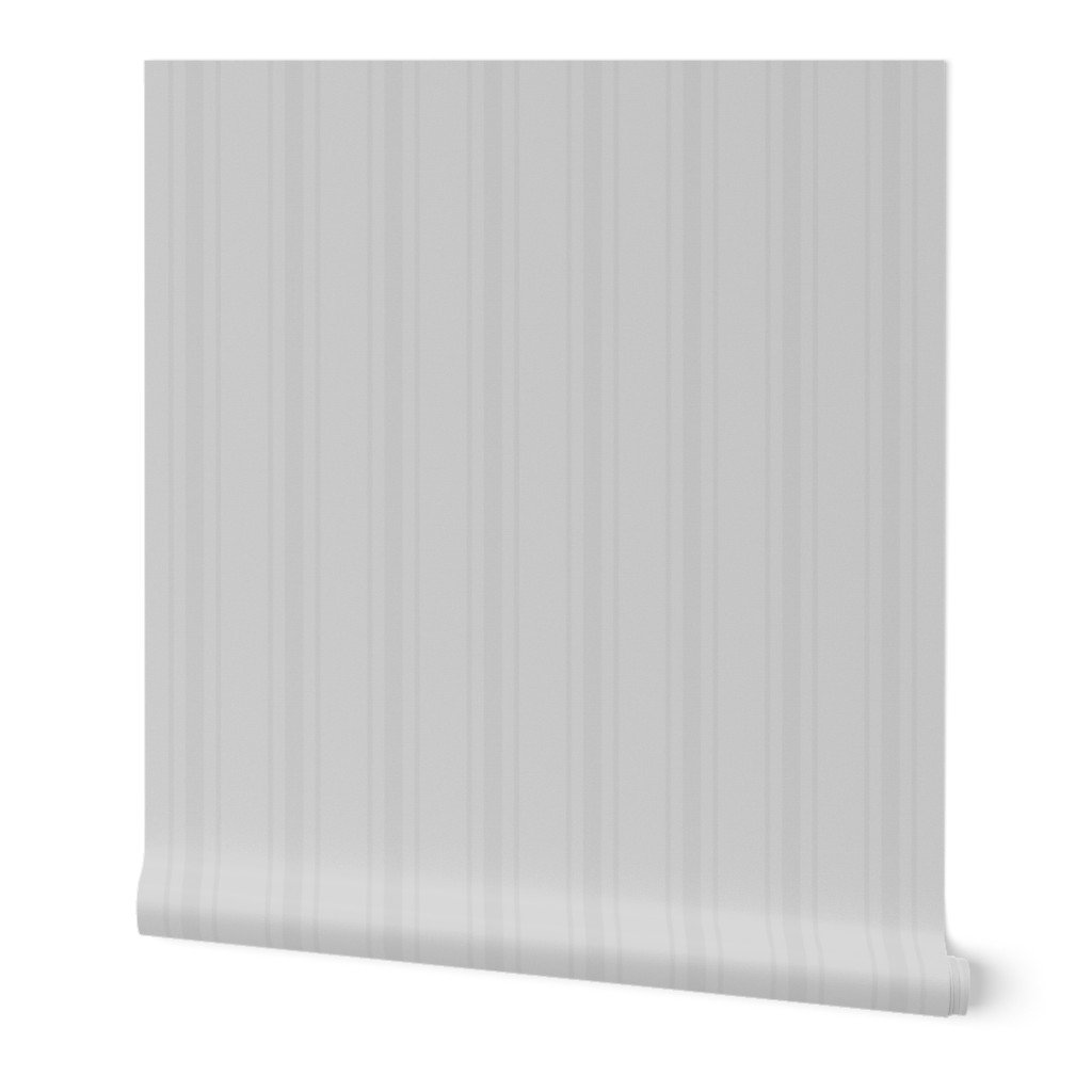 Tonal Dove Gray Tailored Ticking Stripe Cottage Farmhouse Wide Stripe Wallpaper tonal stripe wallpaper