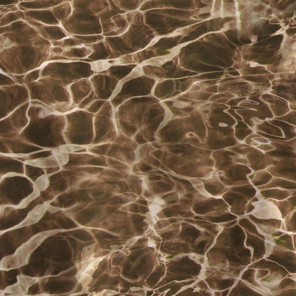 Tulum Beach Sunlit Water Ripples in Olive Brown Fabric olive brown fabric