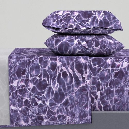 Bermuda Horseshoe Bay Pink Violet Water Ripples Home Decor Collection Interior Collection pink violet sheet set design