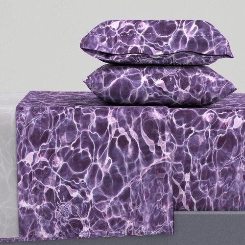 Mallorca Cala Deia Rose Violet Water Ripples Home Decor Collection Home Styling Collection sunlit water sheet set design