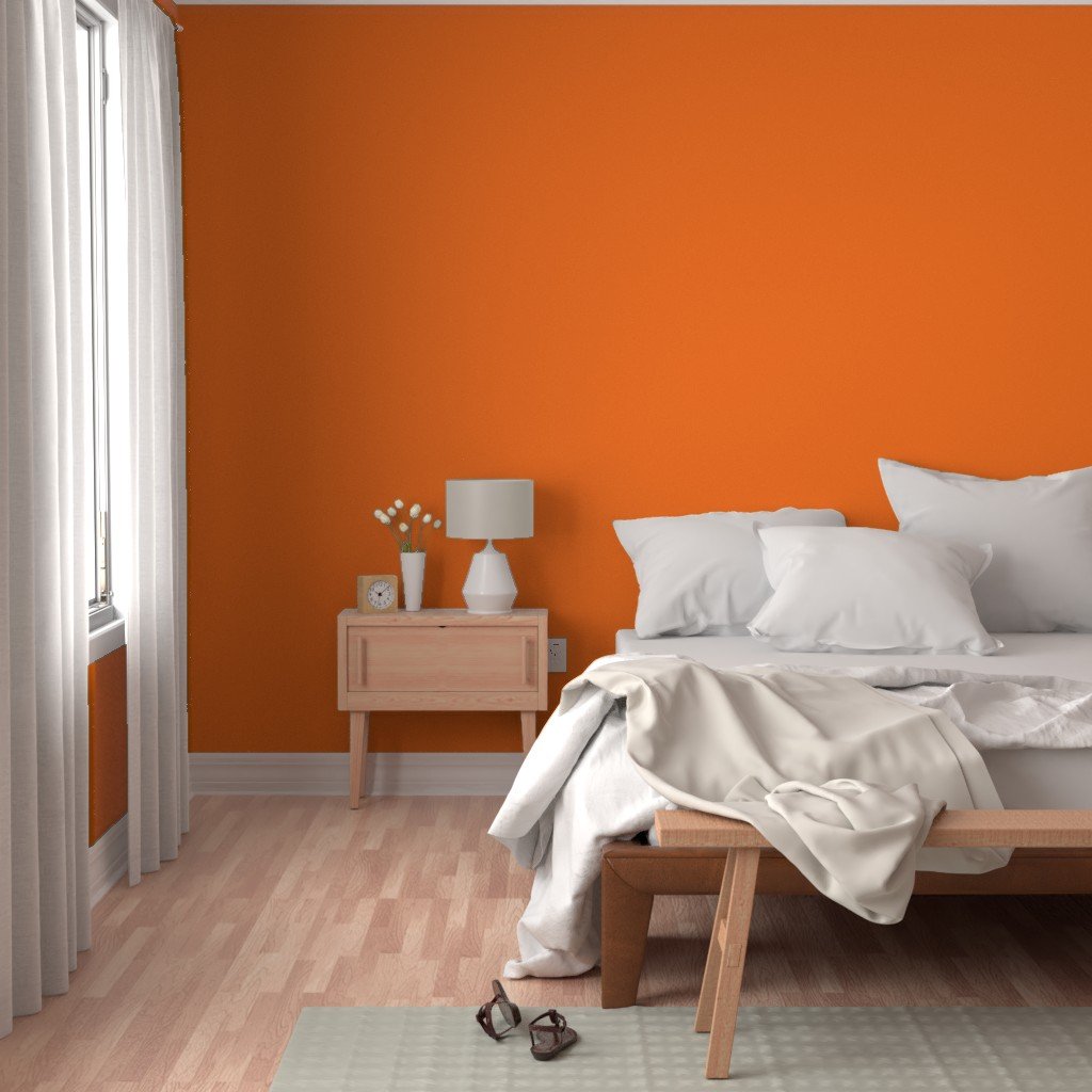 Bright Neon Orange Russet 2018 Fall Winter Color Trends Wallpaper bright russet wallpaper