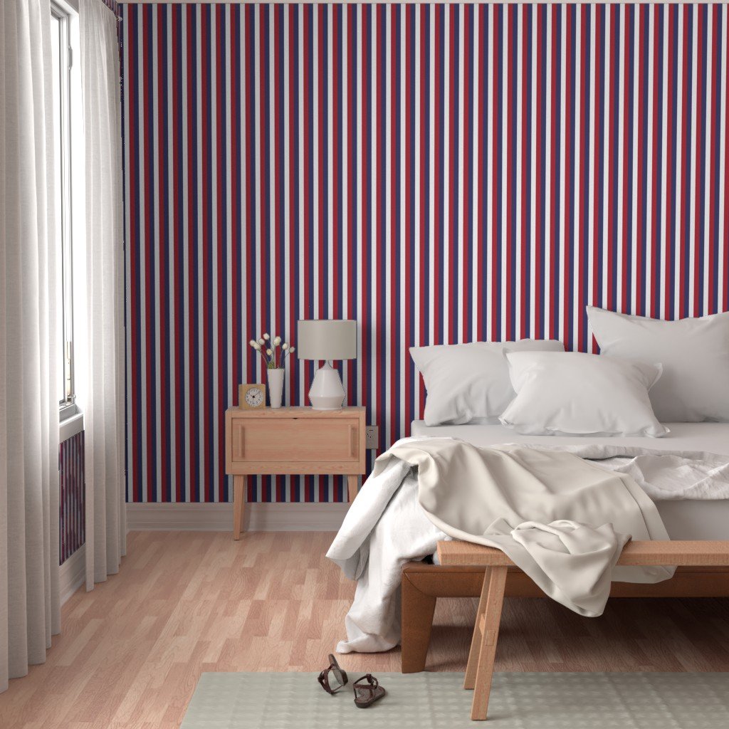 USA Vertical Flag Red White and Blue Stripes Wallpaper red and blue wallpaper