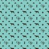 Brown German Shorthair Pointers on Aqua