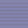 Blue and White ¼ inch Sailor Horizontal Stripes