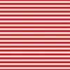 Red and White ½ inch Picnic Horizontal Stripes