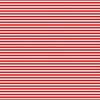 Red and White ¼ inch Sailor Horizontal Stripes