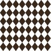 Coco Brown Small Modern Diamond Pattern