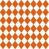 Orange Soda Small Modern Diamond Pattern