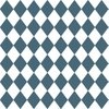 Bluestone Blue Small Modern Diamond Pattern