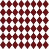 Merlot Red Small Modern Diamond Pattern
