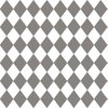 Frost Gray Small Modern Diamond Pattern