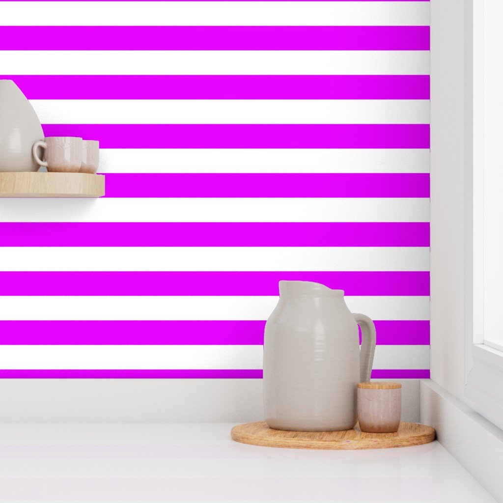 Orlando Orchid Pink Horizontal Tent Stripes Florida Colors of the Wallpaper horizontal stripes wallpaper