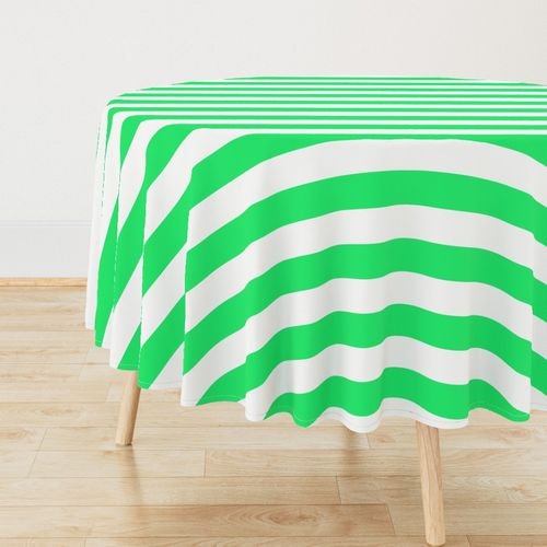 Lime Mojito Green Horizontal Tent Stripes Florida Colors of the Sunshine Decor Collection Decor Collection lime green tablecloth design