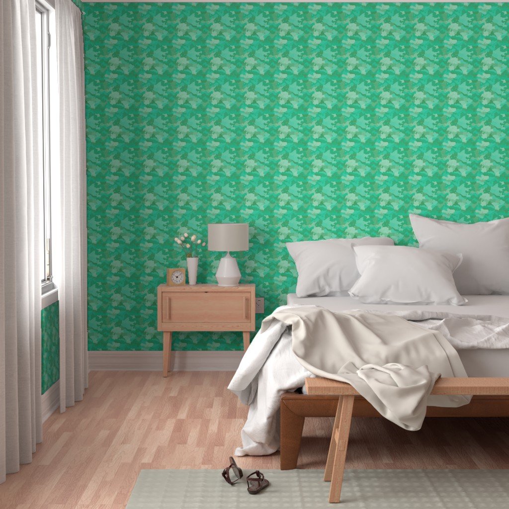 Sea Mint Camo Camouflage Pattern Wallpaper mint camo wallpaper