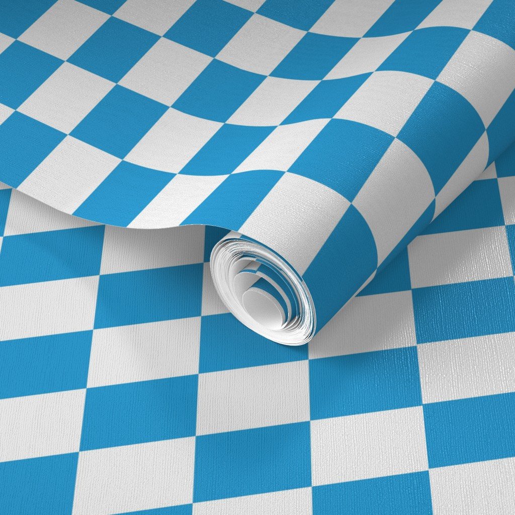 Oktoberfest Bavarian Beer Festival Blue and White Medium Diagonal Wallpaper beer garden wallpaper