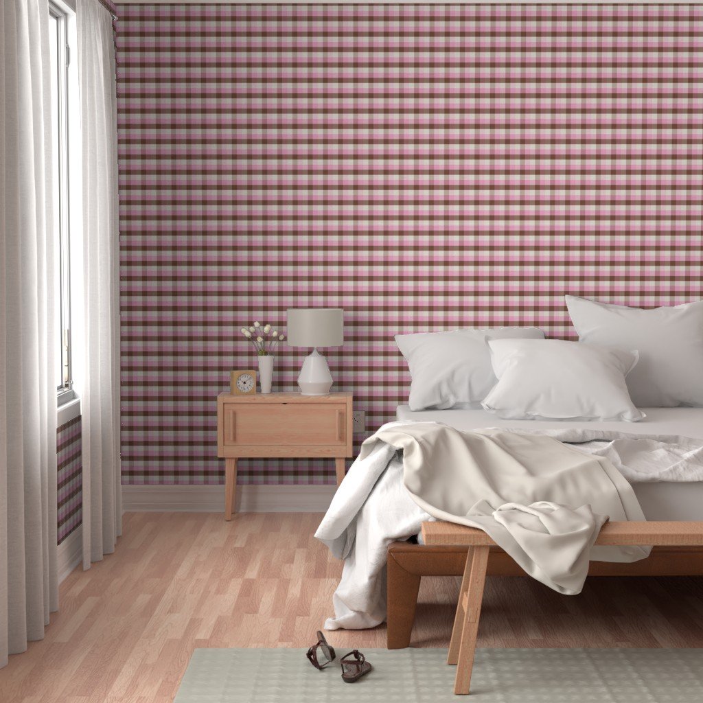 Vanilla Chocolate Strawberry Ice Cream Check 1 inch Wallpaper ice cream wallpaper