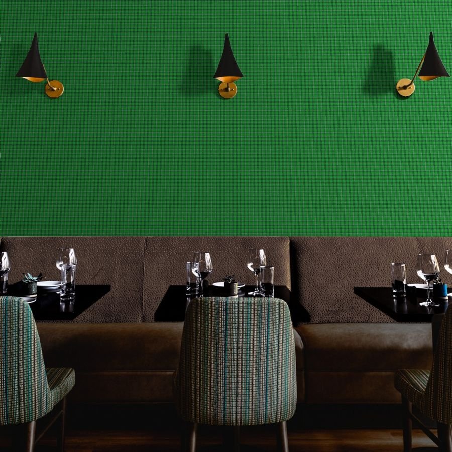 Small Bright Green and White St Patricks Day Irish Tartan Check Wallpaper day wallpaper
