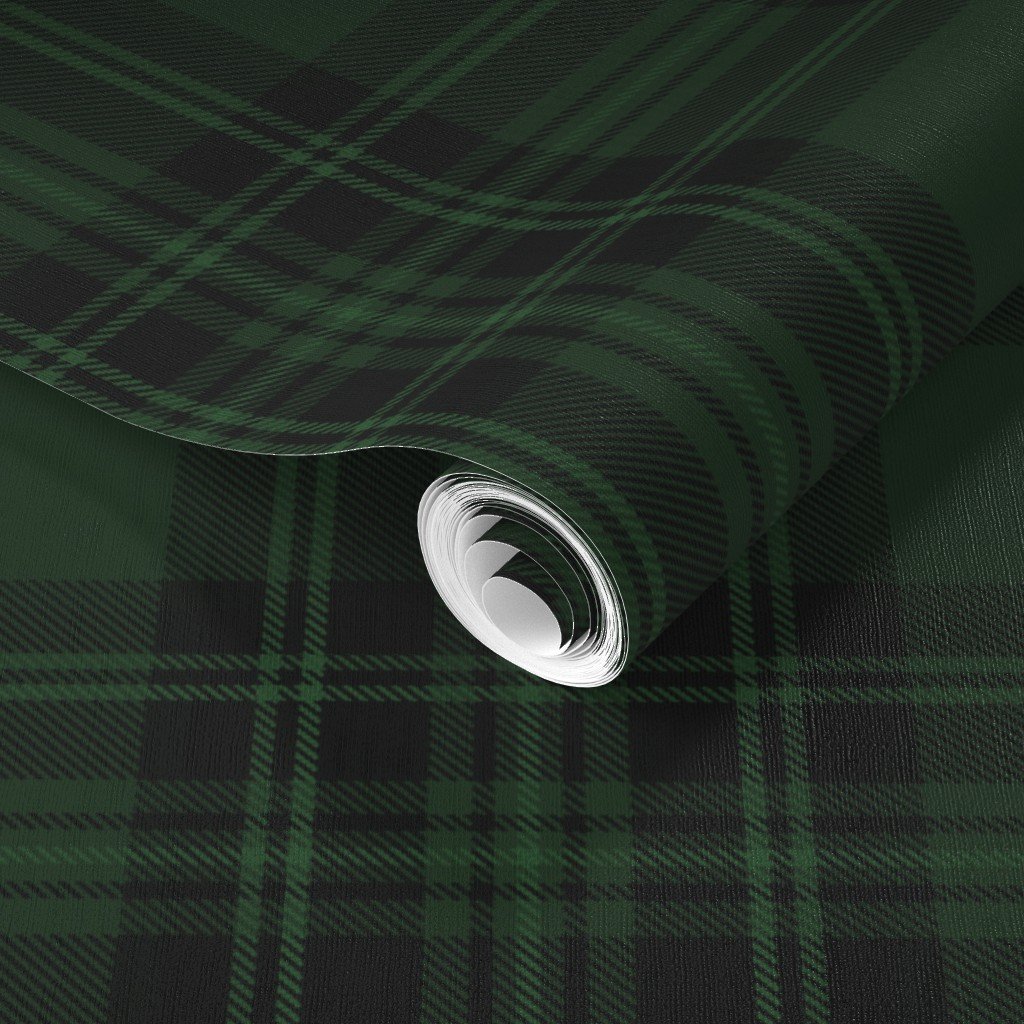 Jumbo Hunter Green Christmas Stewart Tartan Wallpaper clan tartan wallpaper