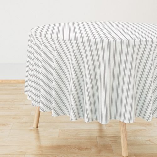 Small Fawn on White French Provincial Mattress Ticking Design Collection Home Decor Collection provincial ticking tablecloth design