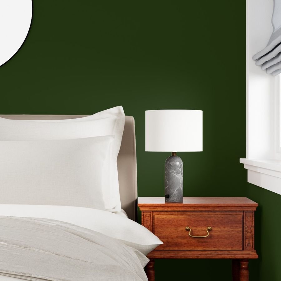 Lichen Green Solid Trim Color French Provincial Spring Home Styling Collection Decor Collection dark lichen green wallpaper