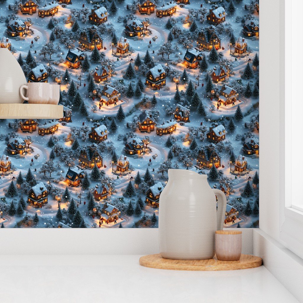 Night Before Christmas - Twilight Serenity Wallpaper secluded wallpaper