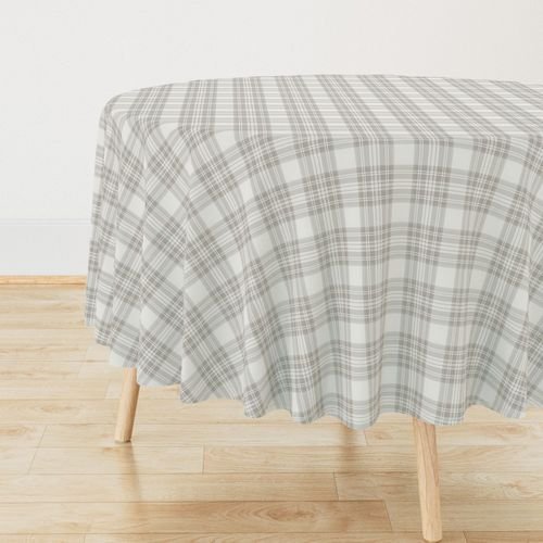 Cool Greige Small Traditional Tartan Plaid Pattern Home Styling Collection Decor Collection baby tablecloth design