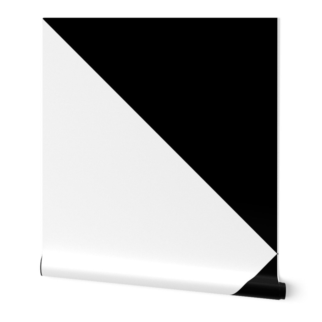 Bold Black and White Oversized Geometric Diamond Wallpaper lifestyle view