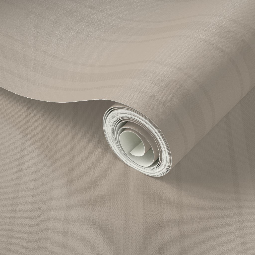 Tonal Taupe Tailored Ticking Stripe Cottage Farmhouse Wide Stripe Wal Wallpaper neutral tones wallpaper