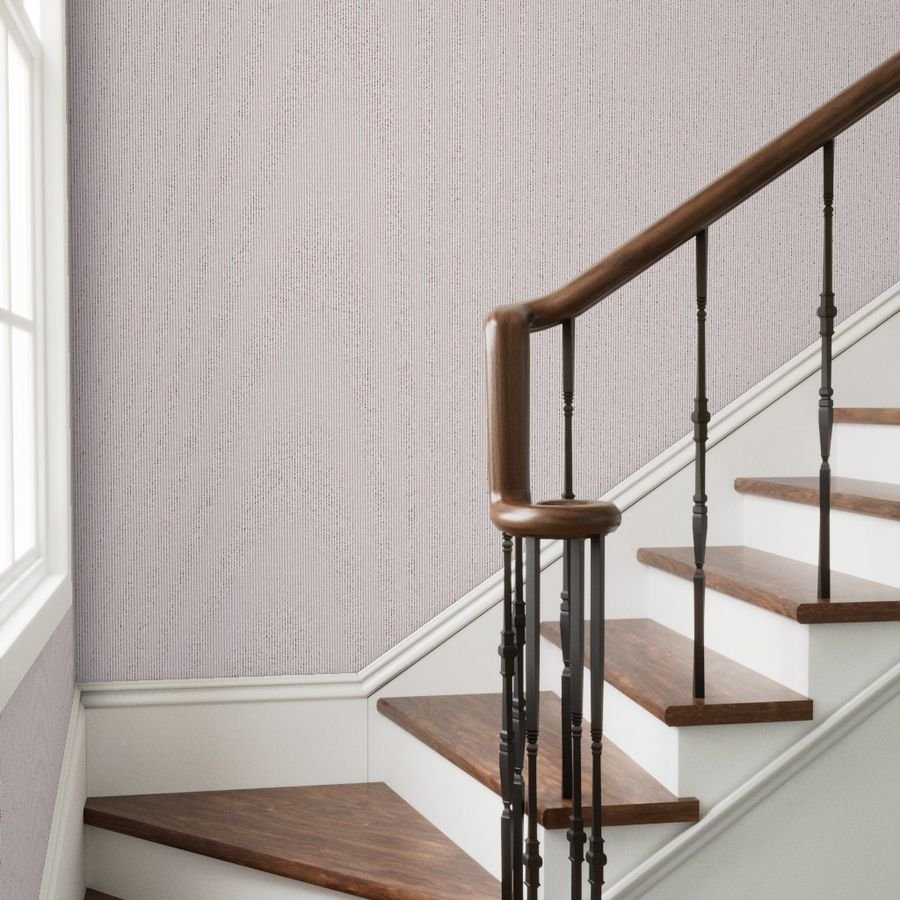 Classic Deep Red Pinstripe on White Office Stripe Pattern Wallpaper red and white wallpaper