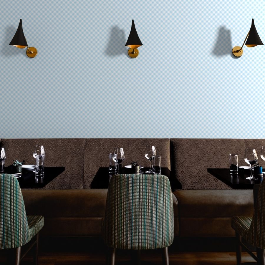 Baby Blue Gingham Check Plaid Wallpaper checkered wallpaper