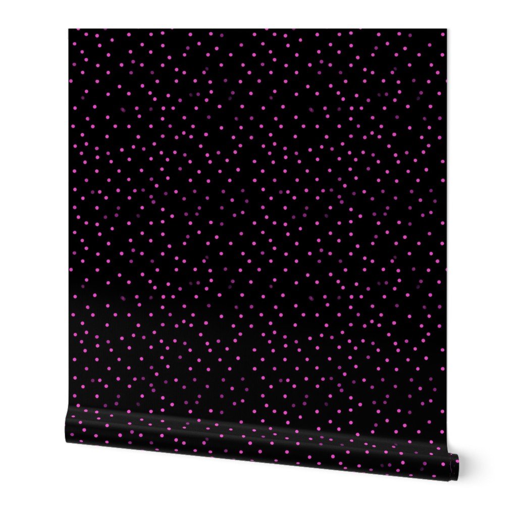 Halloween Enchanted Glow Pink Black Seamless Pattern Wallpaper autumn wallpaper