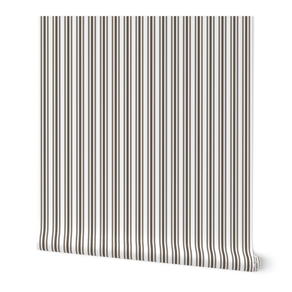 Trendy Large Brown Coco Pastel Brown French Mattress Ticking Double Wallpaper brown pastel wallpaper