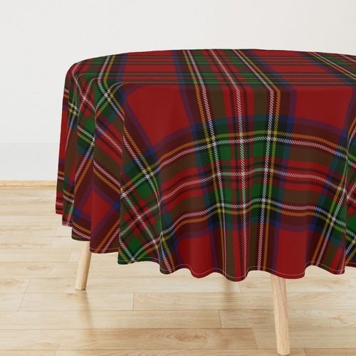Royal Stewart Tartan Clan Plaid Interior Collection Design Collection stewart plaid tablecloth design