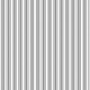 Trendy Large Grey Cinder Pastel Grey French Mattress Ticking Double Stripes