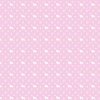 Louis Pug Face Luxury Dog Pattern in White on Princess Pink