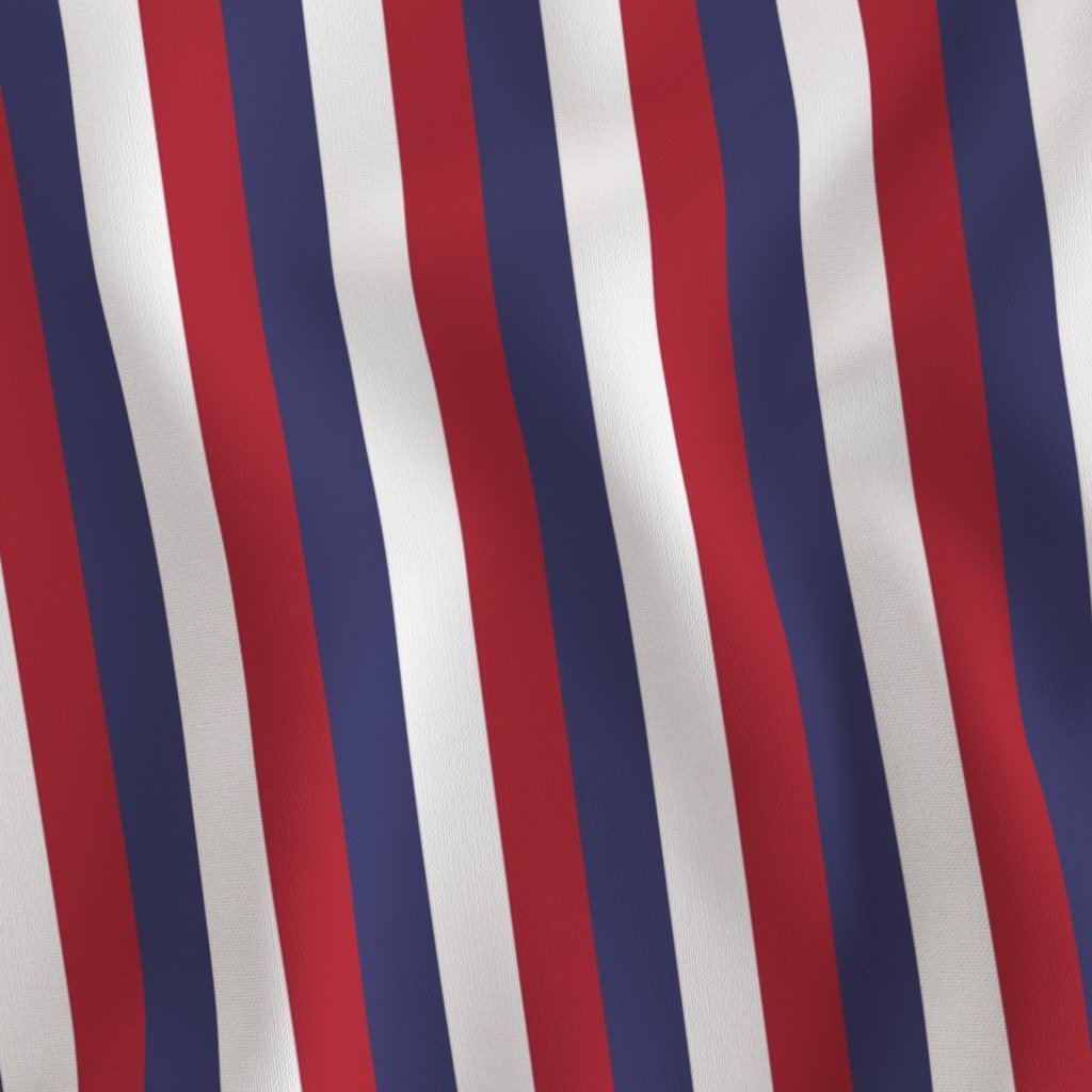 USA Vertical Flag Red White and Blue Stripes Fabric flag stripes fabric