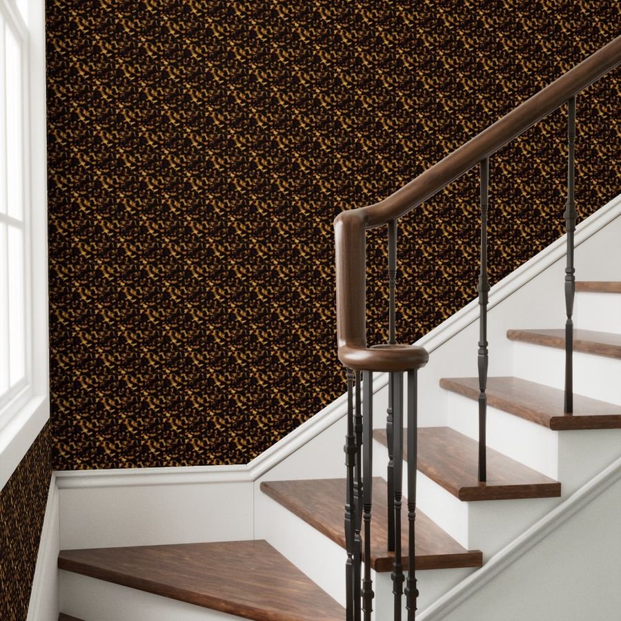 Smaller Gold and Brown Tortoiseshell Seamless Repeat Pattern Home Decor Collection Decor Collection gold and brown wallpaper
