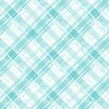 Faded Madras Diagonal Plaid in Aqua