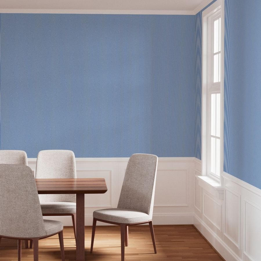 Sofa Nap Blue Pinstripe with White Pinstripes Dad Edit Wallpaper soft tone wallpaper